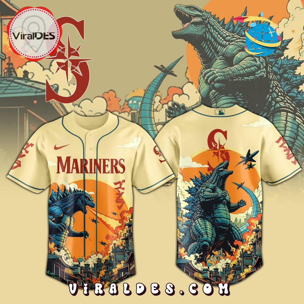 Seattle Mariners 2025 Godzilla Limited Edition Jersey