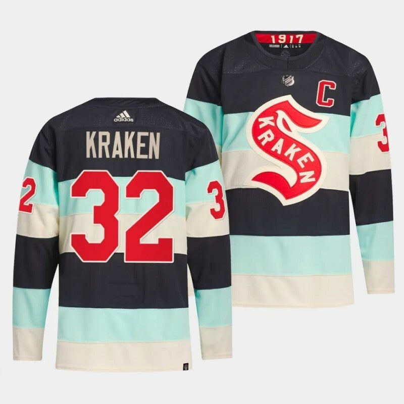 seattle kraken #32 kraken 2024 nhl winter classic jersey - deep sea blue