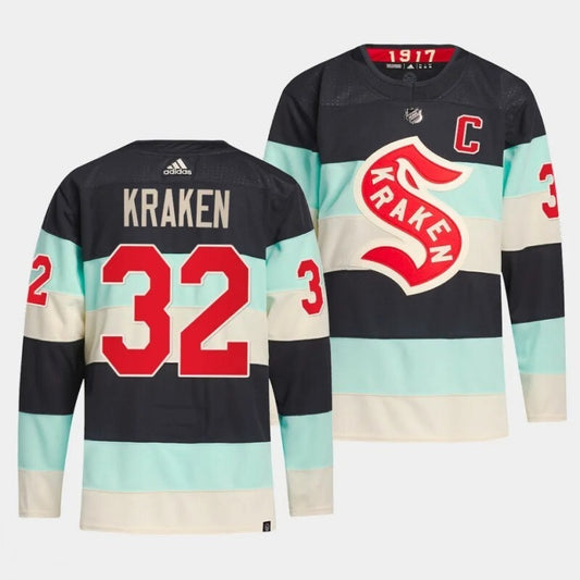 seattle kraken #32 kraken 2024 nhl winter classic jersey - deep sea blue
