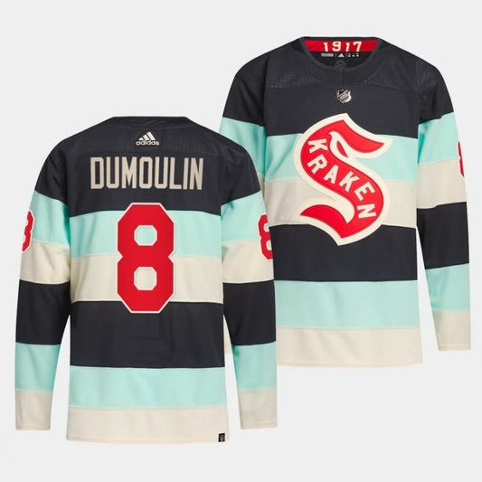 seattle kraken #8 brian dumoulin 2024 nhl winter classic jersey - deep sea blue