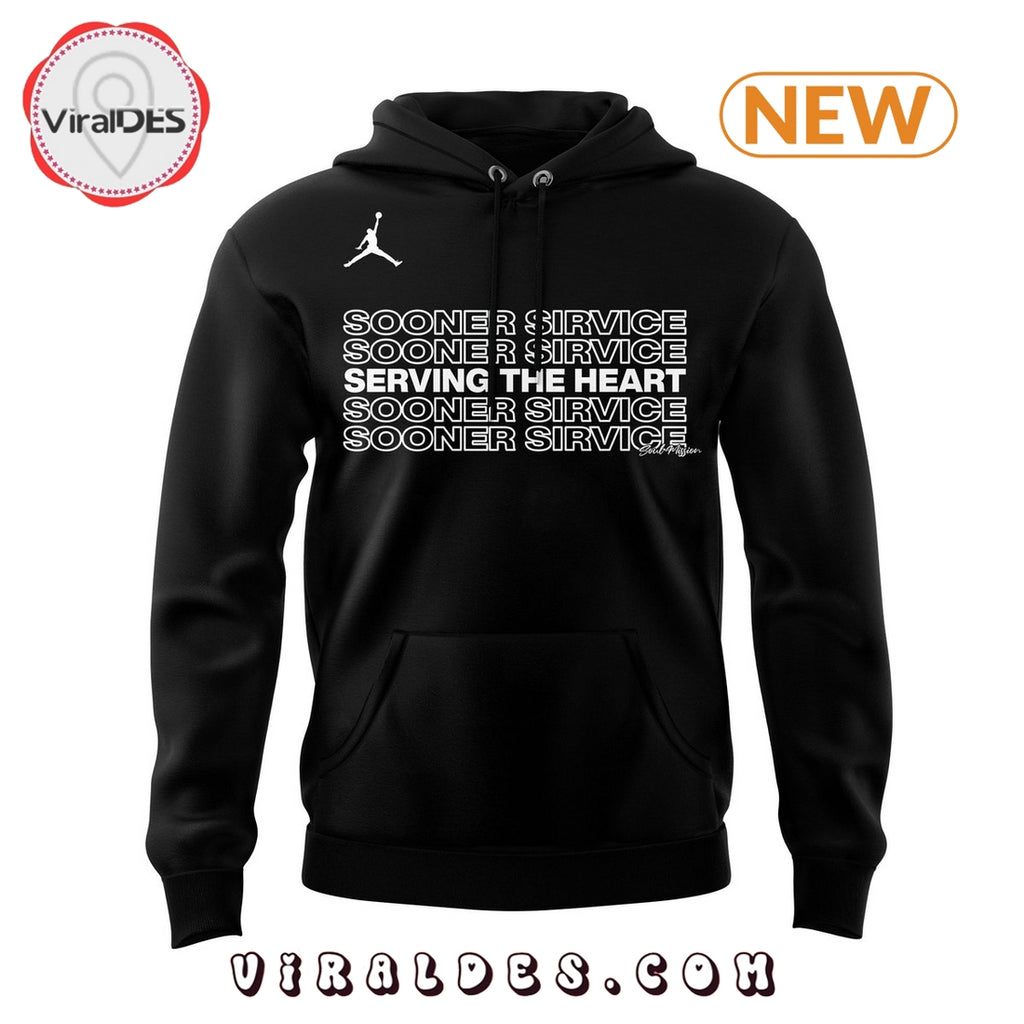 Serving The Heart Oklahoma Football Hoodie