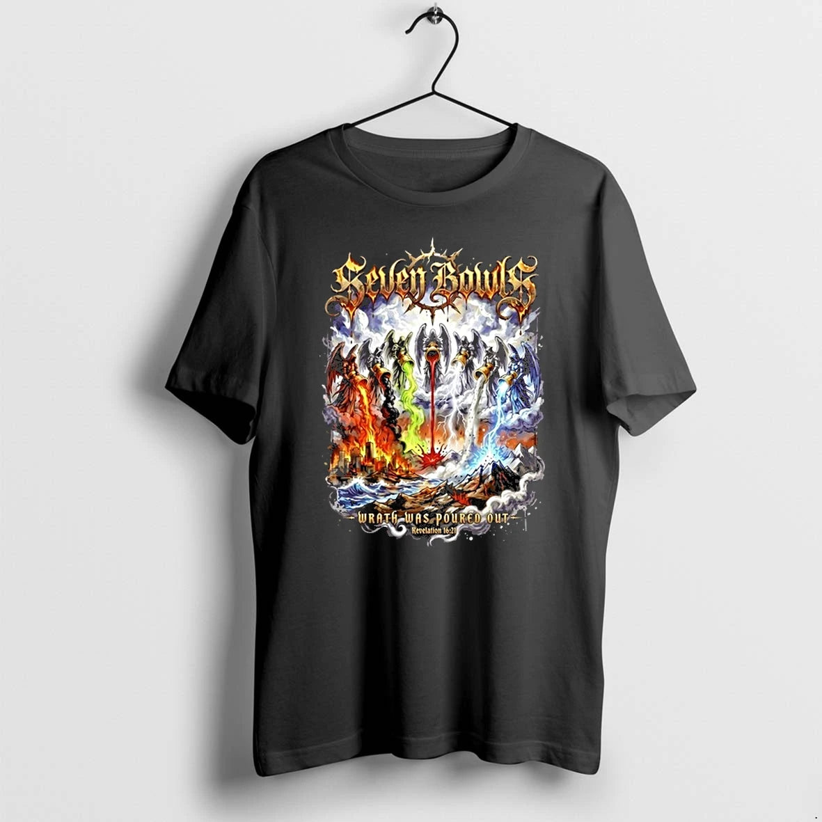 Seven Bowls Wrath Was Poured Out Revelation 16 1 0 Tshirts Sweater