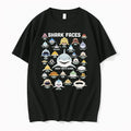 Shark Faces Types Of Shark Funny Marine Biology 0 Tshirts Sweater