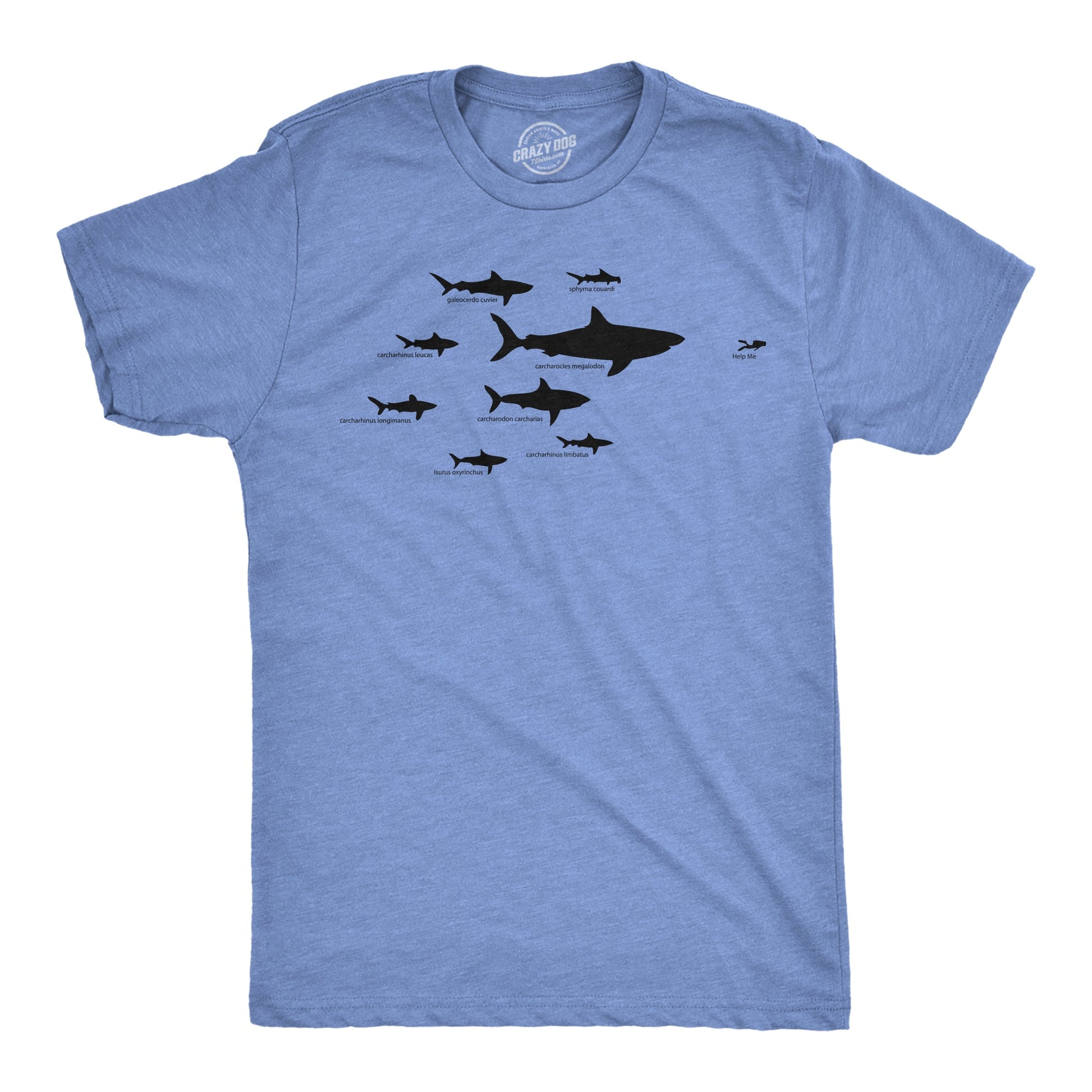 Shark Hierarchy Youth T Shirt Hoodie, Sweatshirt | WearSparks.com (Image 4)
