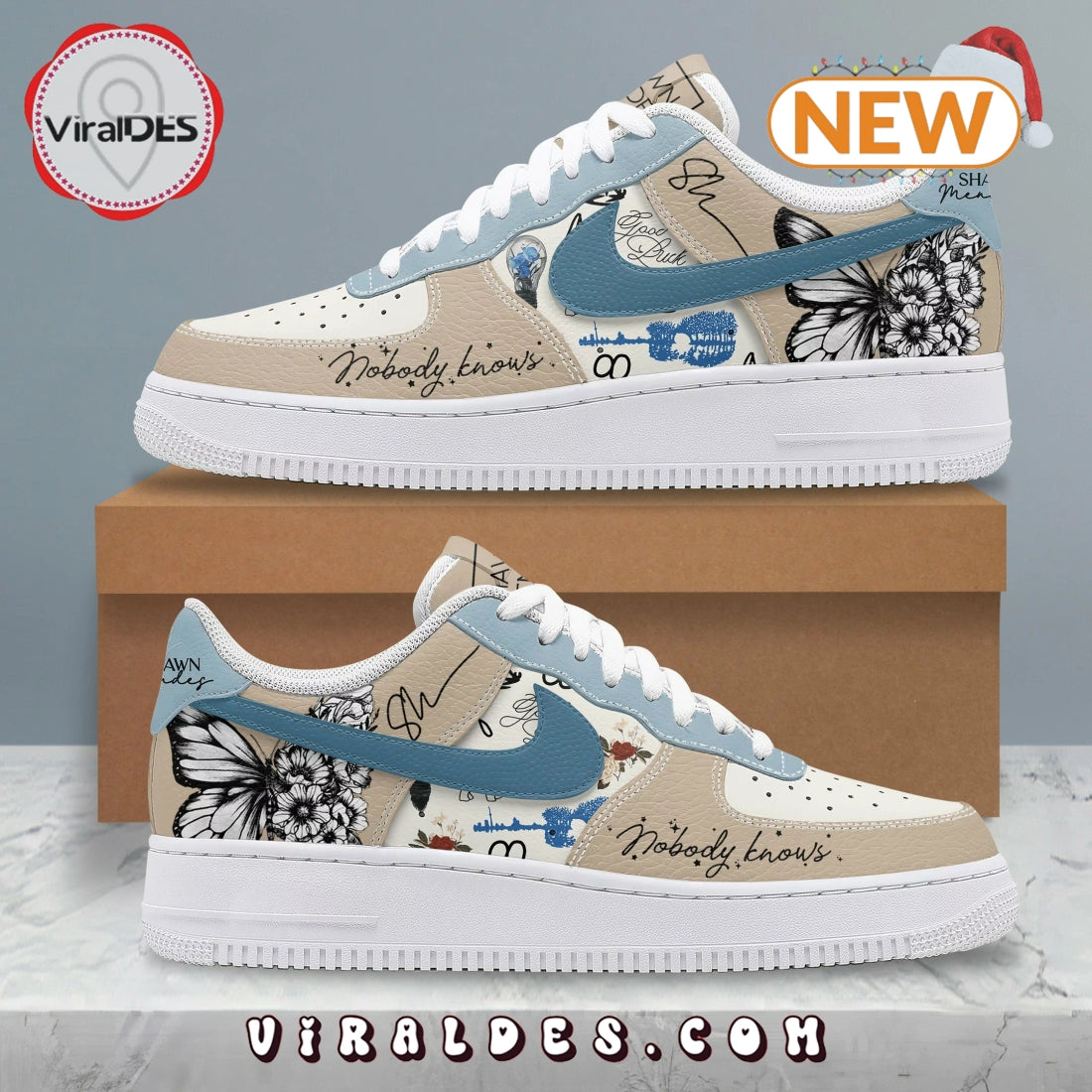 Shawn Mendes Signatures 2024 Christmas Air Force 1