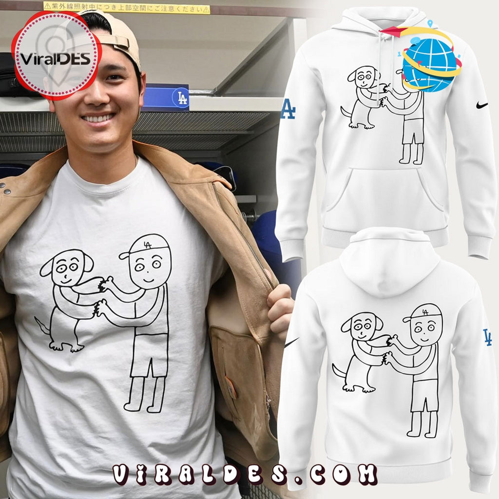 Shohei Ohtani x Decopin drawn by Kenta Maeda Hoodie