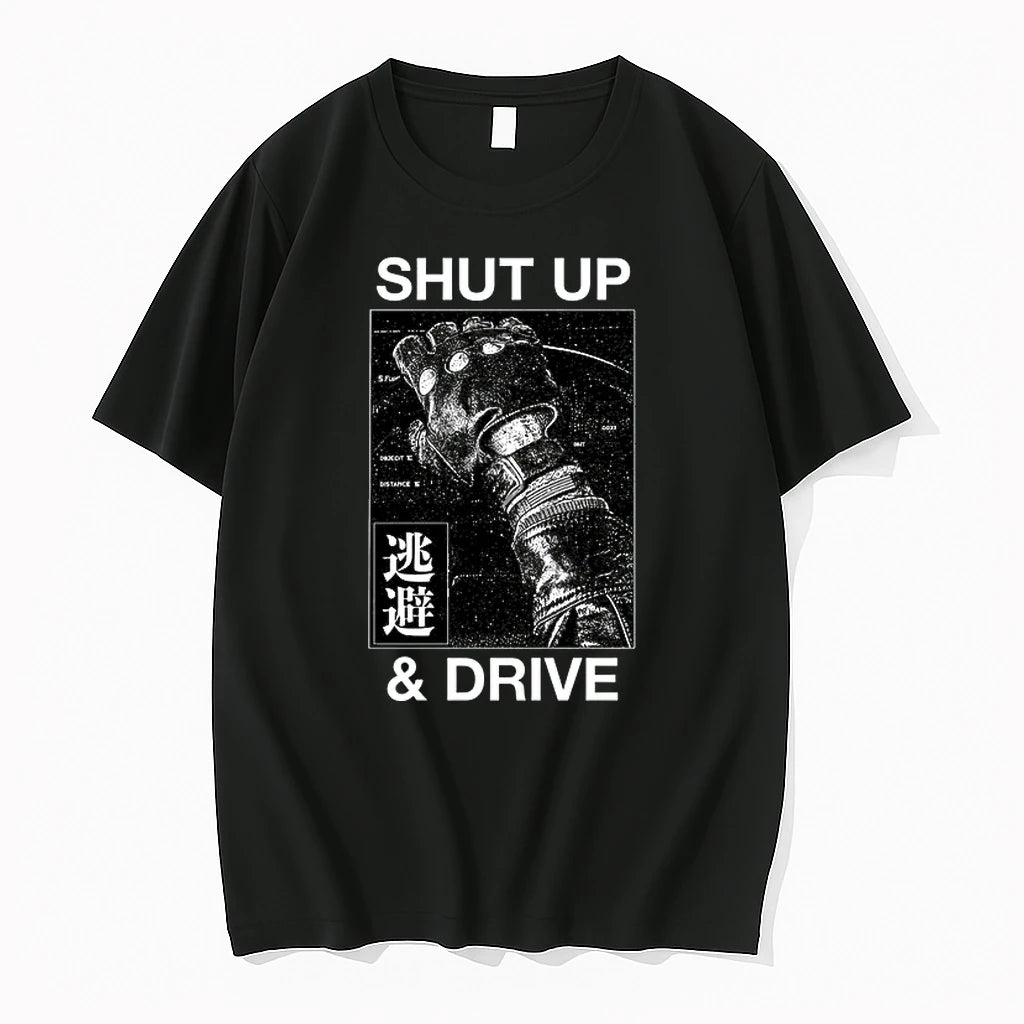 Shut Up And Drive Streetwear Racing Aesthetic 0 Tshirts Sweater