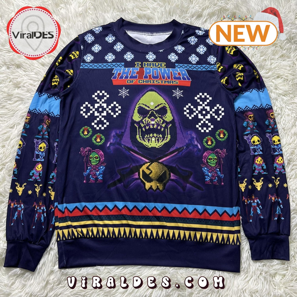 Skeletor Masters of the Universe Ugly Christmas Sweater
