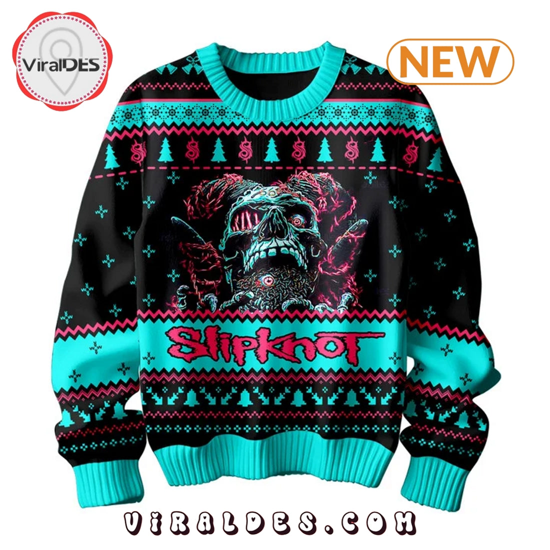 Slipknot Band 2024 Christmas Ugly Sweater