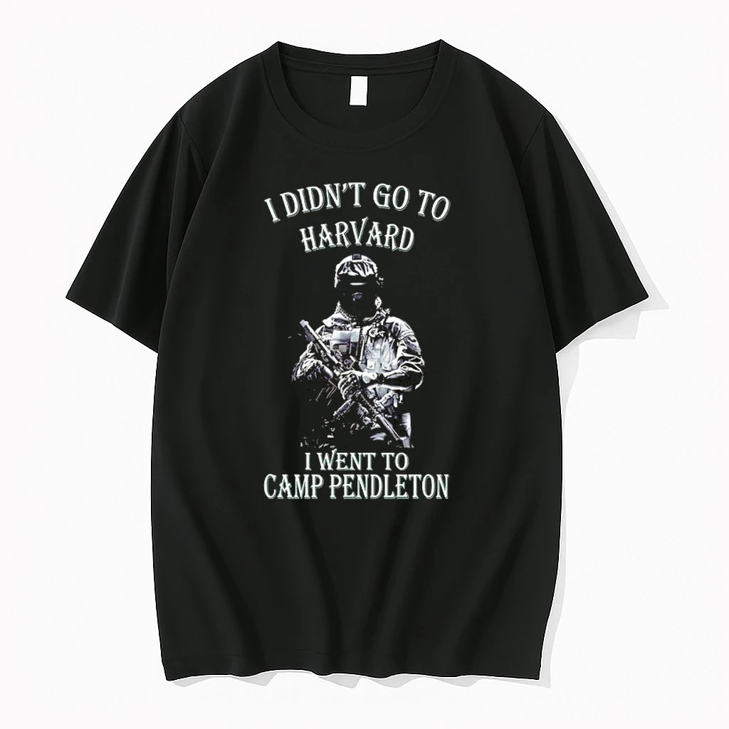 Soldier I Didnt Go To Harvard I Went To Camp Pendleton 0 Tshirts Sweater