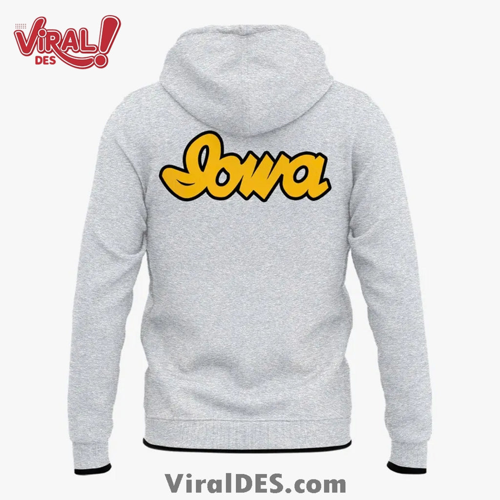 Special Throwback Iowa Men’s Basketball Zip Hoodie