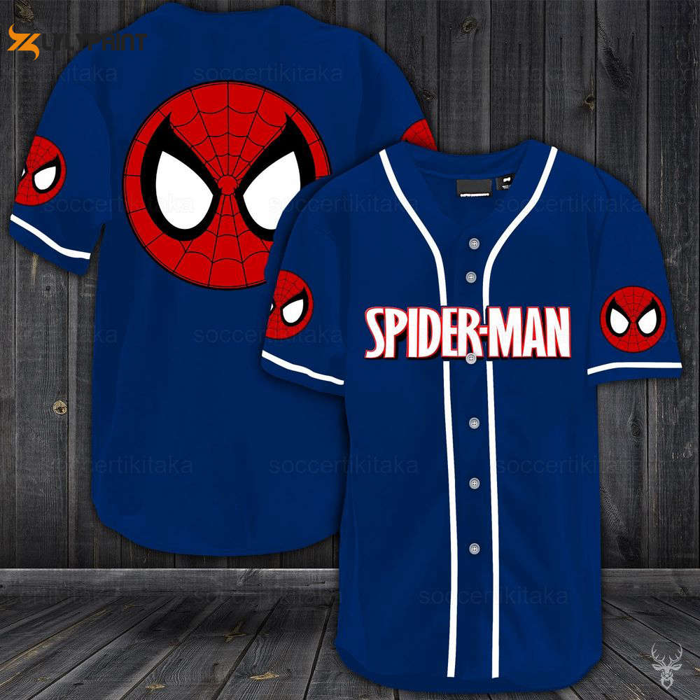 Spiderman Shirt, Spiderman Jersey Shirt, Spiderman Baseball Jersey, Spiderman Baseball Shirt (Image 2)