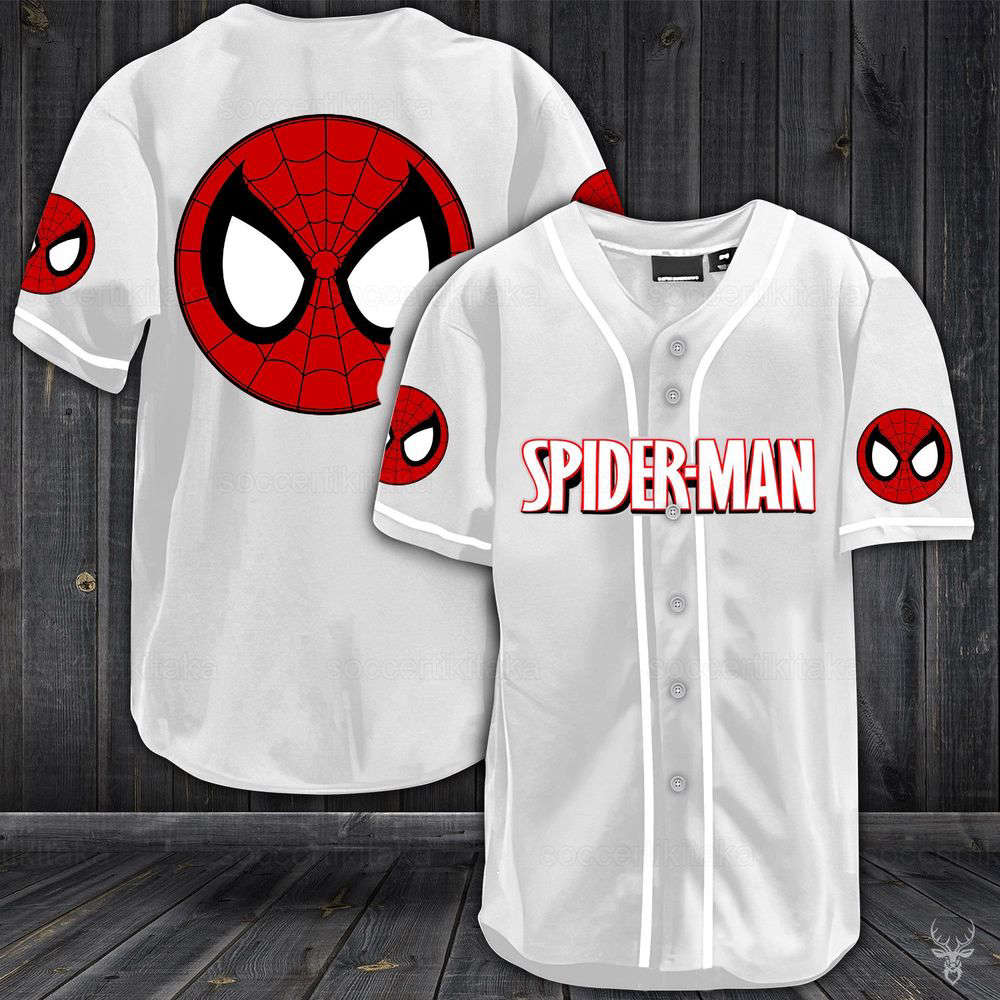 Spiderman Shirt, Spiderman Jersey Shirt, Spiderman Baseball Jersey, Spiderman Baseball Shirt (Image 5)