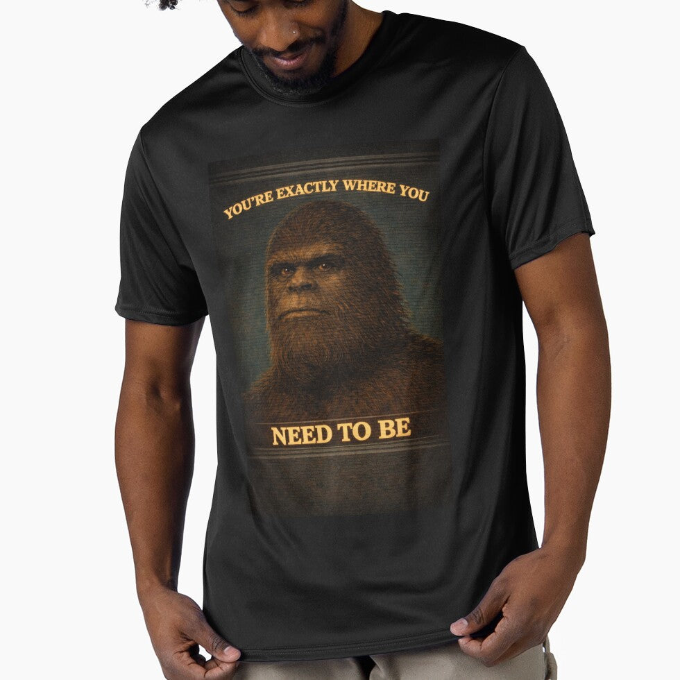 "You’re Exactly Where You Need To Be" – Cursed Affirmation by Absurd Cult Co.