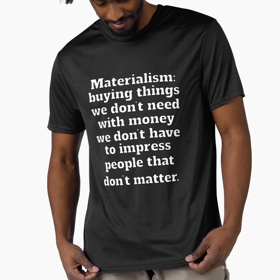 Funny Sarcastic Humor Materialism: Buying Things We Don’t Need by fantasticdesign