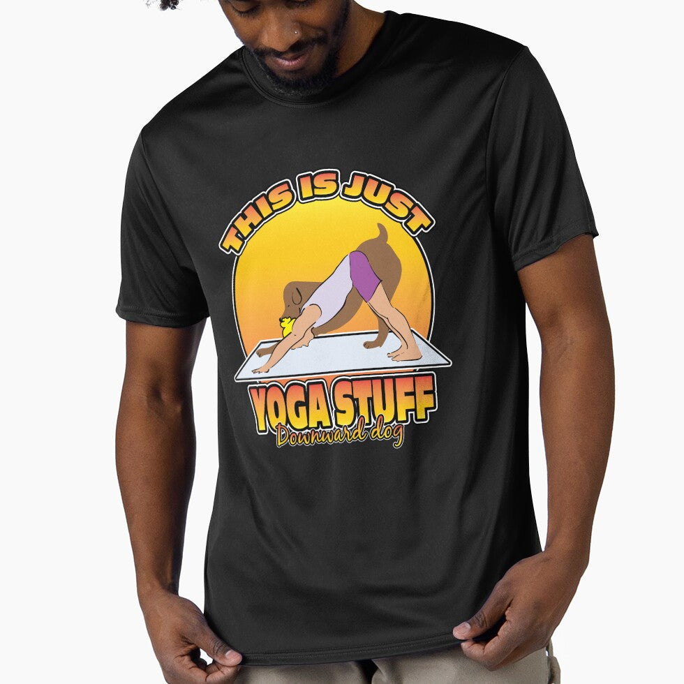 THIS IS JUST YOGA STUFF DOWNWARD DOG by knight studio 77