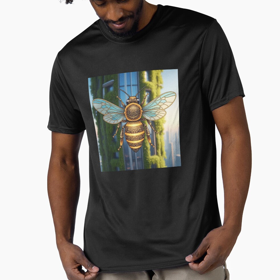 Solarpunk Tech Bee by MintedMinds
