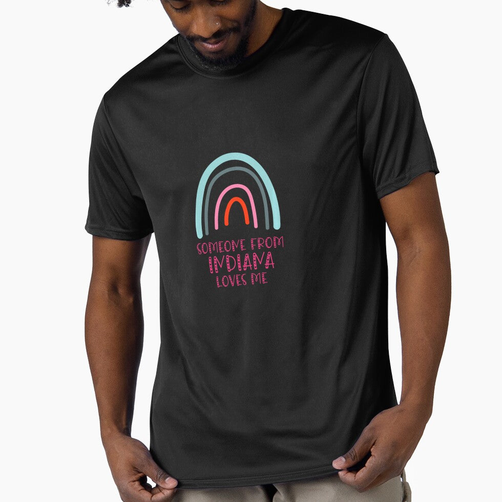 Someone From Indiana Loves Me Rainbow by Finley-Memphis