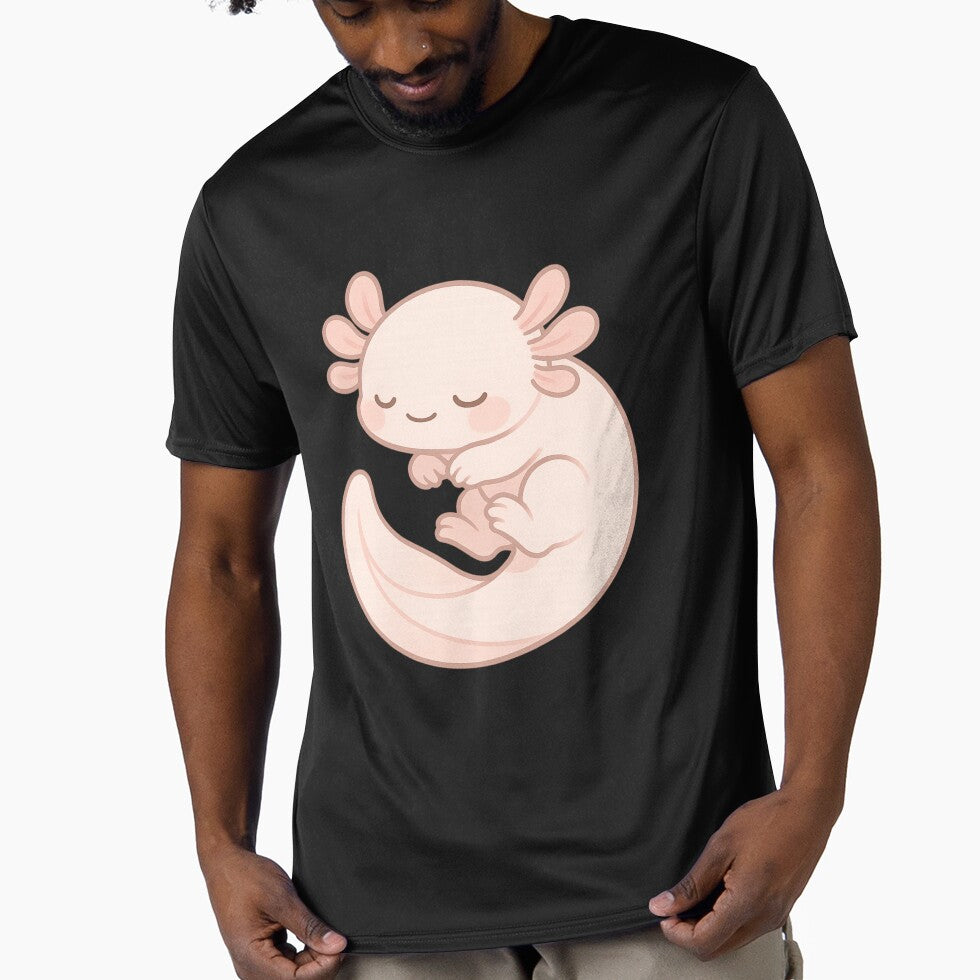 Sleepy Axolotl by Paninides