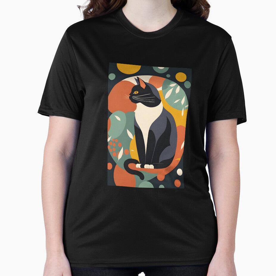 Minimalist cat painting by RadiantGraphics