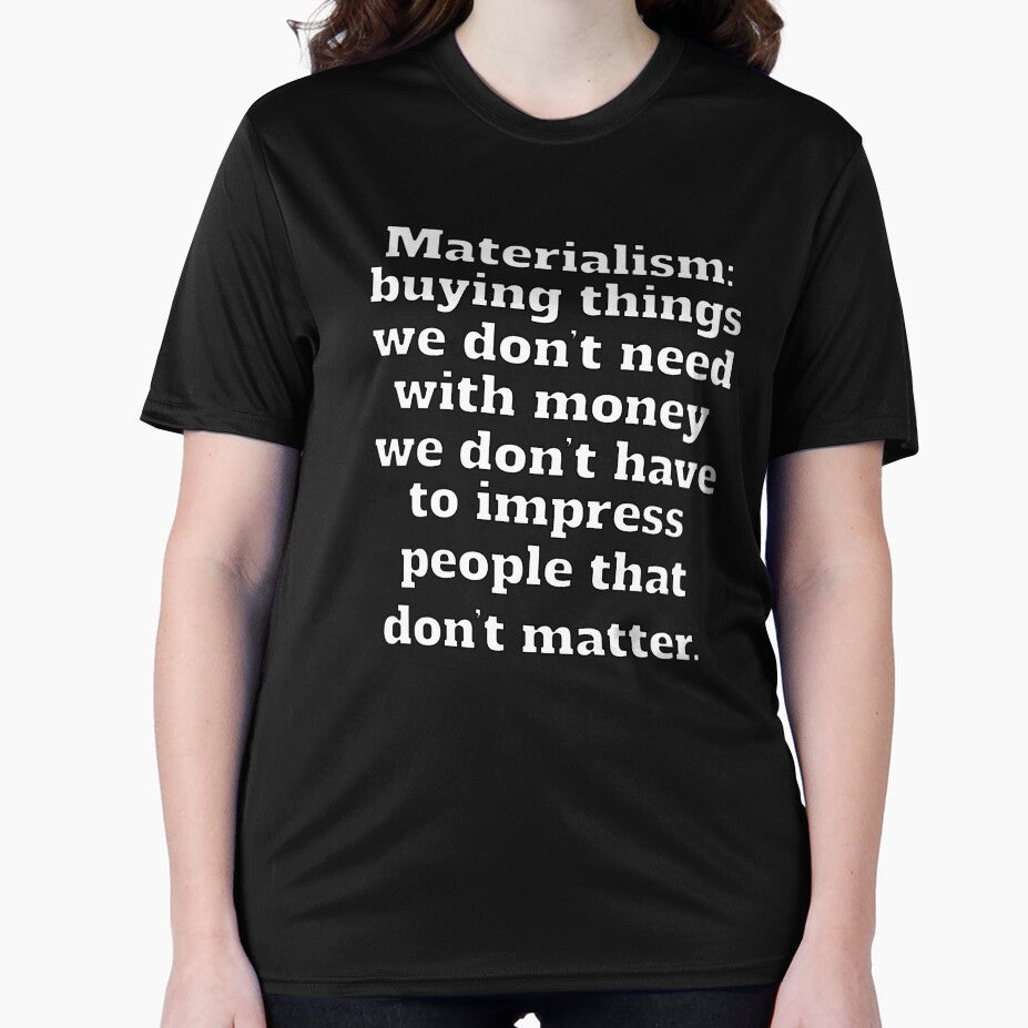 Funny Sarcastic Humor Materialism: Buying Things We Don’t Need by fantasticdesign