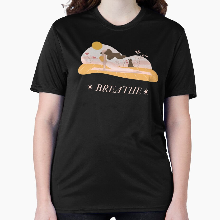 Yoga Relaxed Classic T-Shirt by HalasDesign