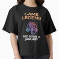 Game legend - Born in January - BW by Nemesiscrowd