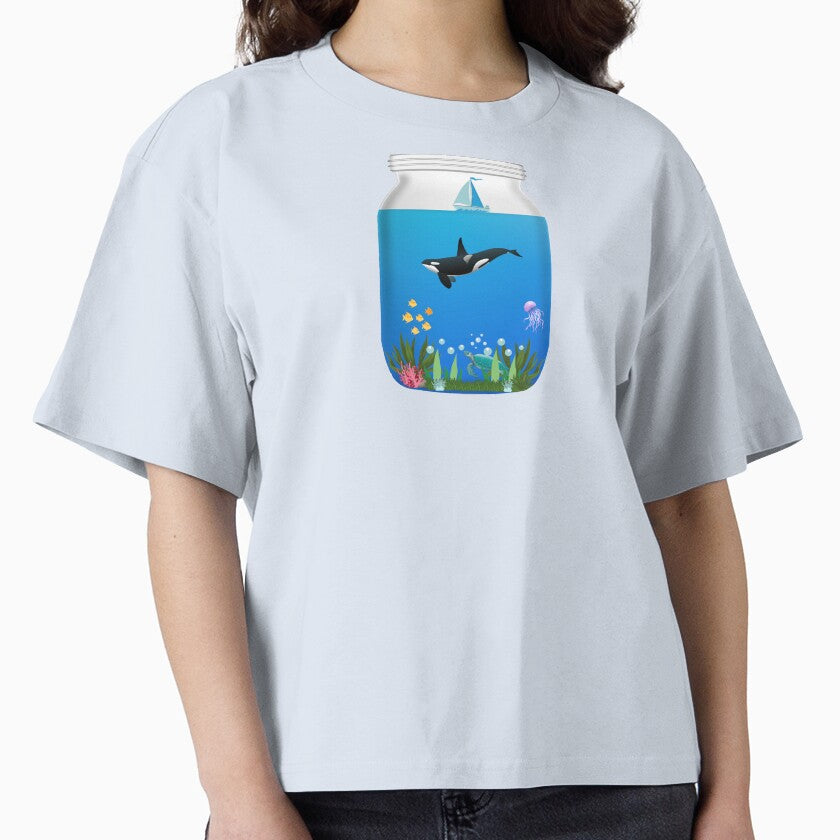 Sea world in a jar - Kawaii by LukjanovArt
