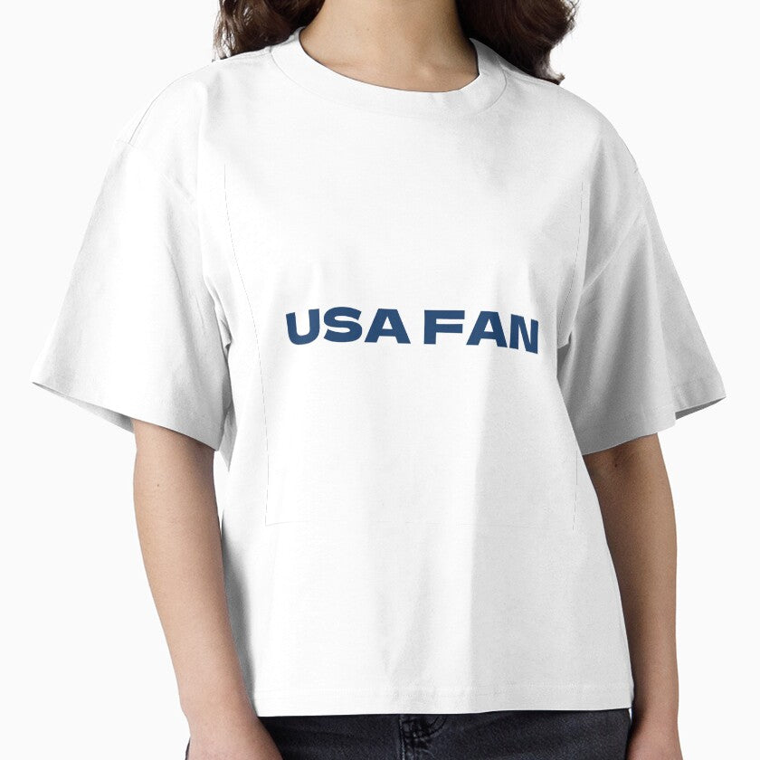 USA FAN T-Shirt – Bold American Flag Match Day Tee | Uncle Jichuan by Uncle-Jichuan