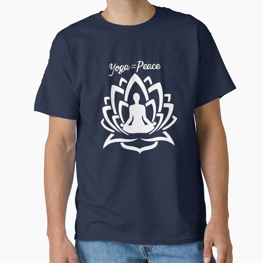 Better living Yoga is Peace by Khushi Graphics