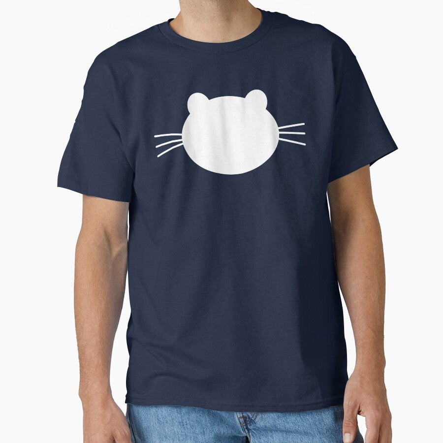 Cute White Cat Face with Big Whiskets by Smart-Arts