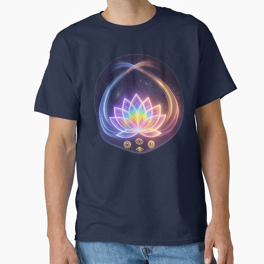 Cosmic Chakra Lotus: Rainbow Balance & Spiritual Symbols by Duoluminis-luminko