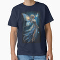 Opalite Fairy with Glowing Butterfly – Iridescent Fantasy Art by Ditstyle
