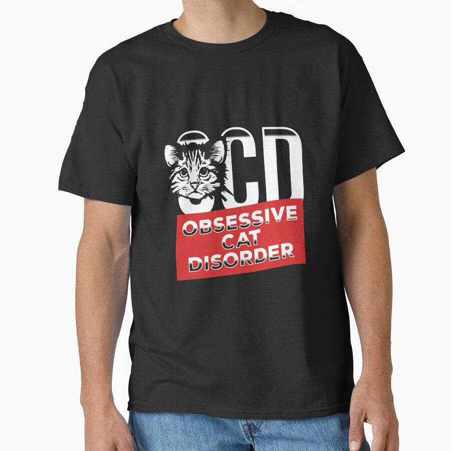 OCD Obsessive Cat Disorder perfect for crazy cat lovers shirt and mugs by djpraxis