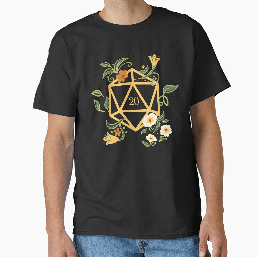 Plant Lovers Polyhedral D20 Dice Tabletop RPG by pixeptional