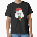 Funny Christmas Dog Xmas Santa  Poodle Holiday Gift by haselshirt