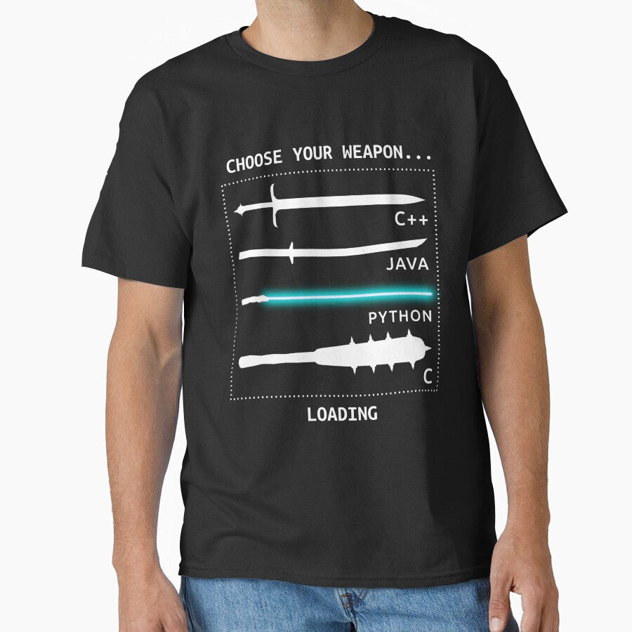 Funny Computer Science Shirt-Java C++ Python C Programmer Weapons for Women Men by Anna0908