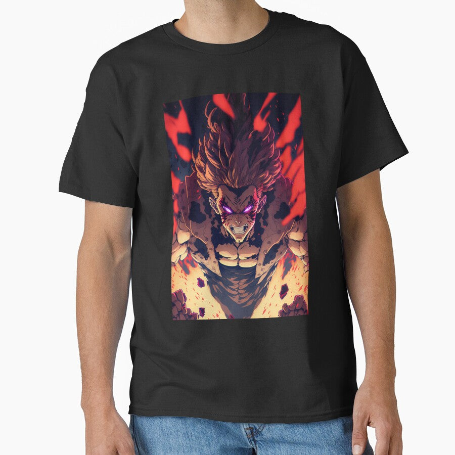 Anime Demon hero Ascending from Hell by Bubblebuk