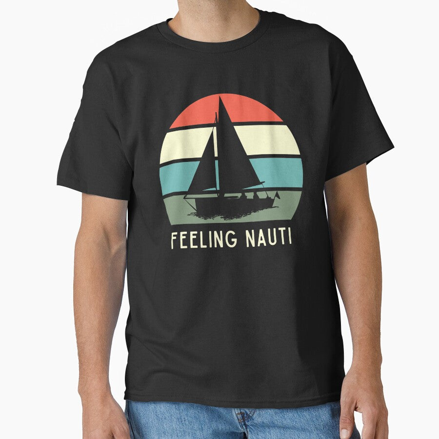 Feeling Nauti - Funny Sailing Pun by 74ninetees