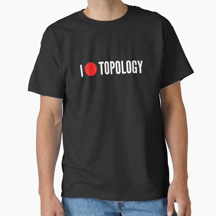 I love topology math geek joke - black oneline by ArtsySue