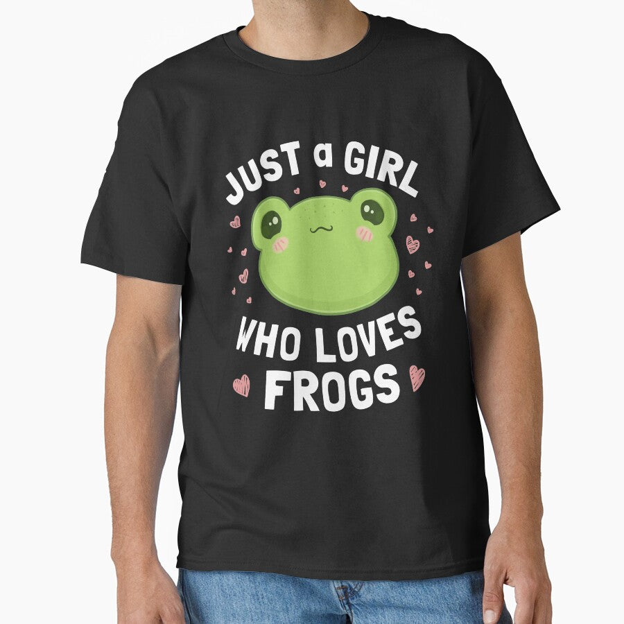 Just A Girl Who Loves Frogs Kawaii: Chubby Cottagecore Aesthetic Froggy, Perfect for Teens and Birthday Celebrations by MinistryOfFrogs