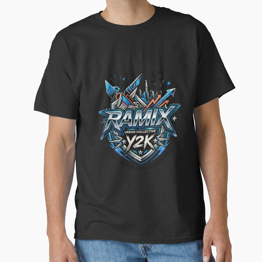 RAMIX Y2K Urban Collective - Cyber Streetwear Logo by RAMIX-Y2K