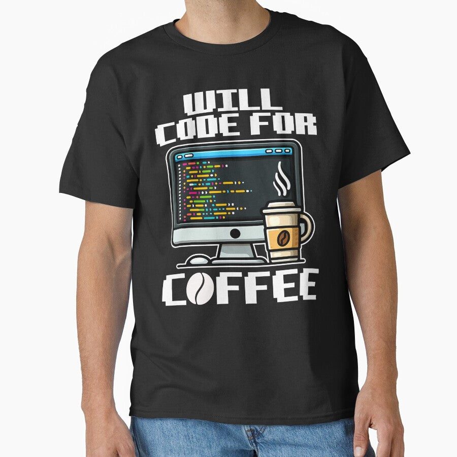 WILL CODE FOR COFFEE - CODING GIFT by KEF Custom