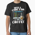 WILL CODE FOR COFFEE - CODING GIFT by KEF Custom