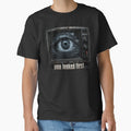 You Looked First | Creepy Vintage TV Design by FadedFrequency
