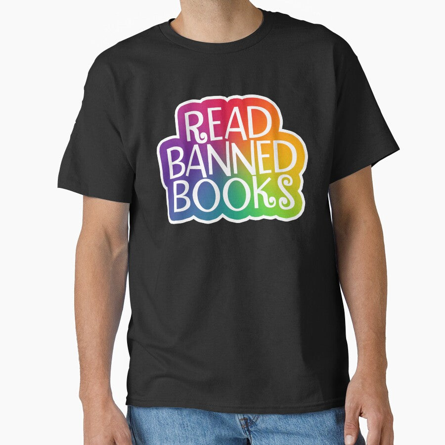 Read Banned Books Sticker Black by baranskini