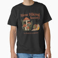 Slow Hiking Society Be There In A Minute Cute Snail Mushroom Forest by LakenDraphil