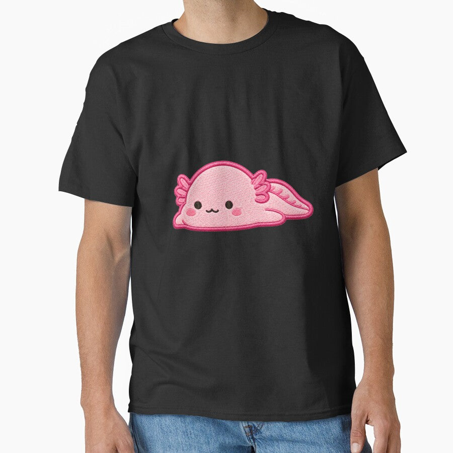 Cute Axolotl Blob Embroidery Patch by ColorSplash123