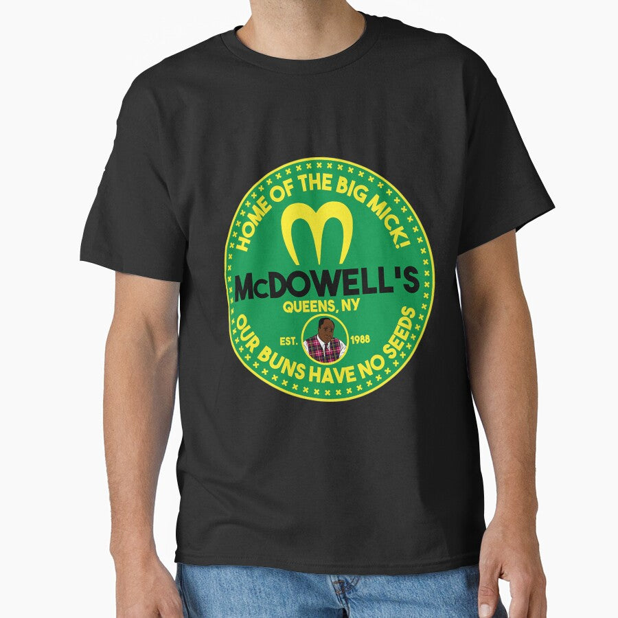 80s Movies T-ShirtMcDowells logo by LarSallen