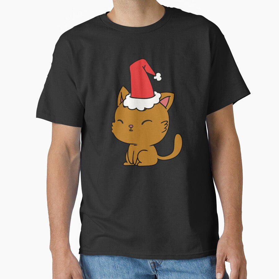 Cute Meowy Cat Christmas by Happy-PrintZ